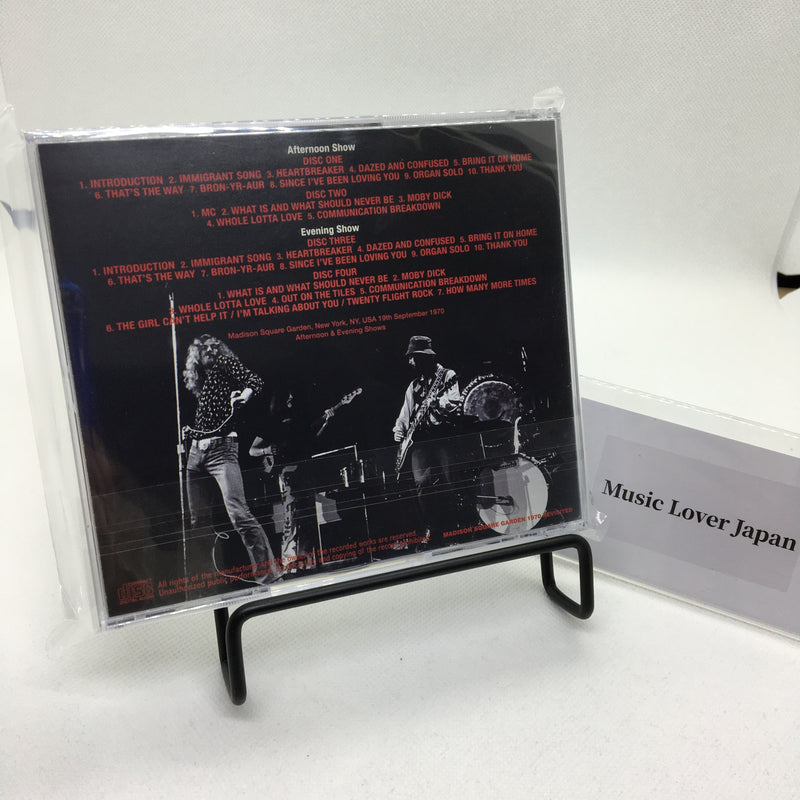 LED ZEPPELIN / MADISON SQUARE GARDEN 1970 REVISITED (4CD)