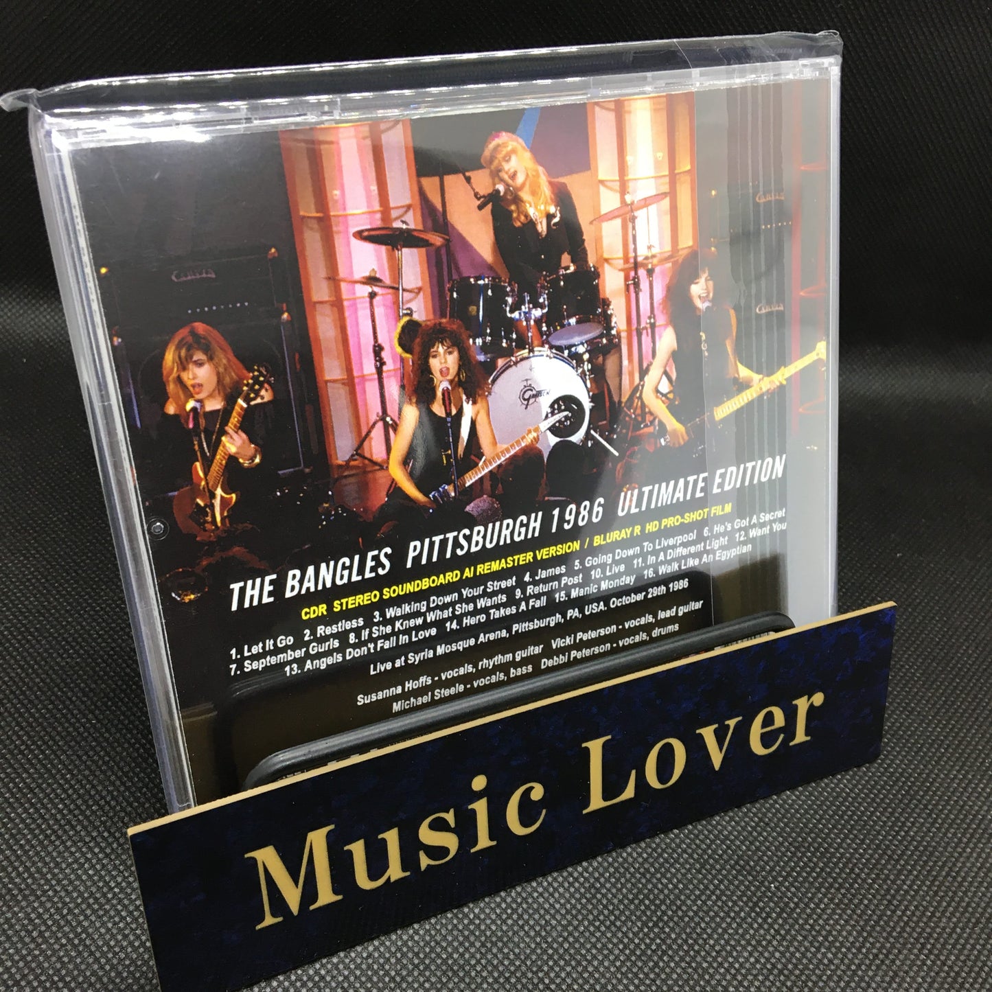 THE BANGLES / PITTSBURGH 1986 ULTIMATE EDITION Stereo SBD & HD Pro-shot (1CDR+1BDR)