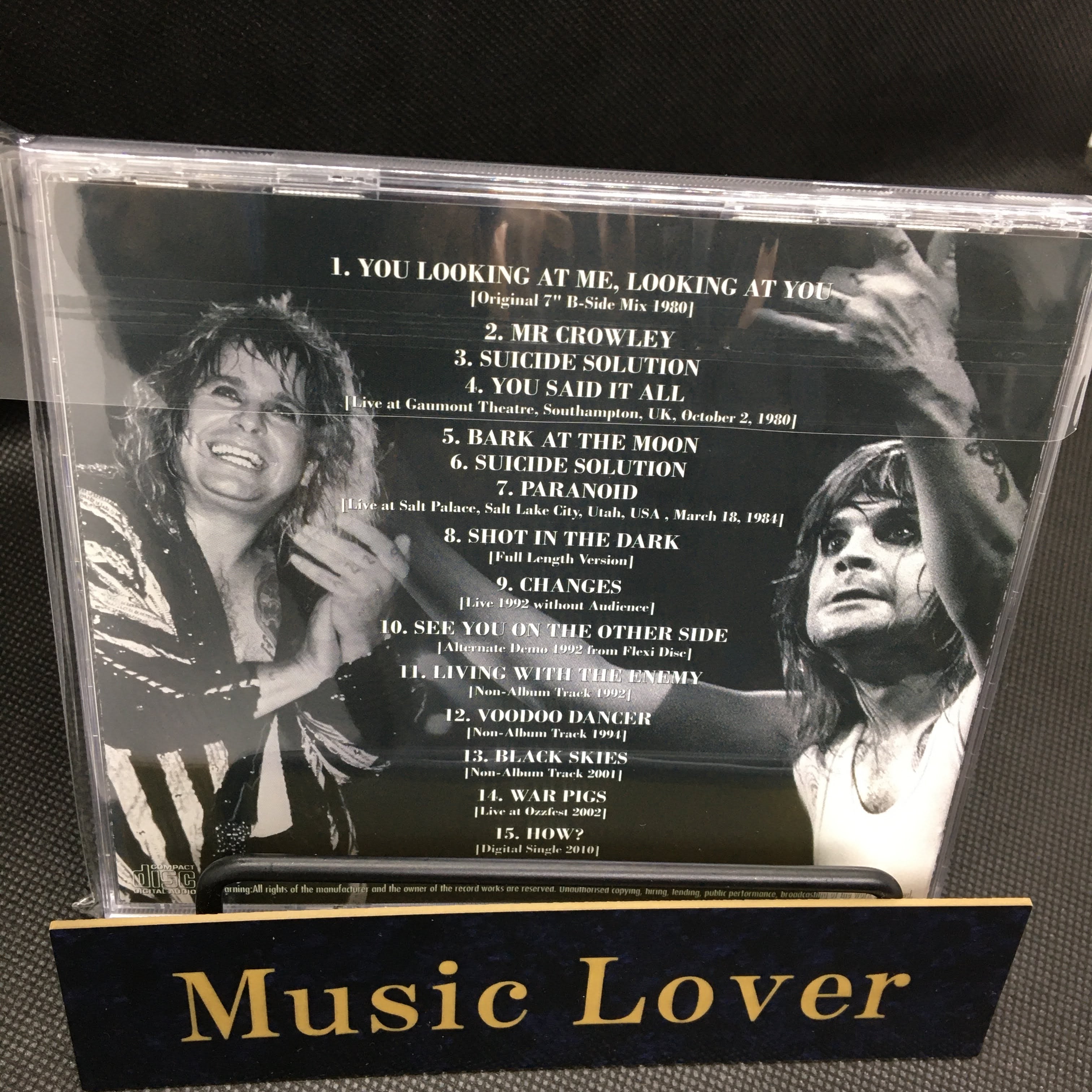 OZZY OSBOURNE / FLIPPIN' THE OTHER SIDE (1CD) – Music Lover