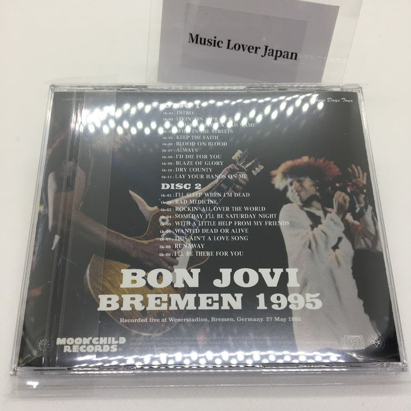 Bon Jovi Bremen 1995 2CD 20 Tracks Moonchild Records