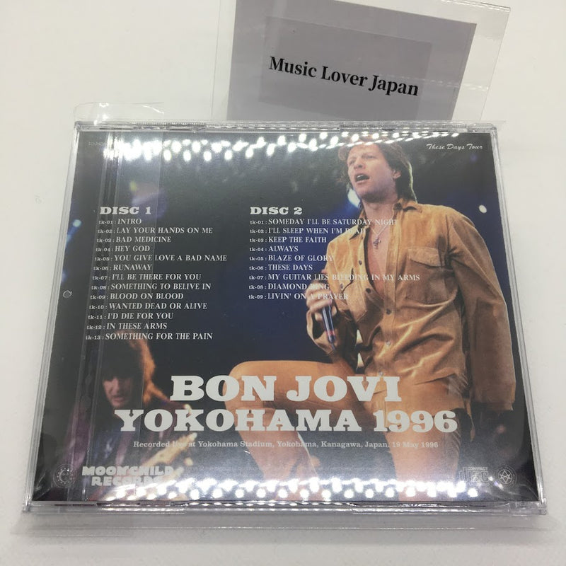 Bon Jovi Yokohama 1996 2CD 22 Tracks Moonchild Records