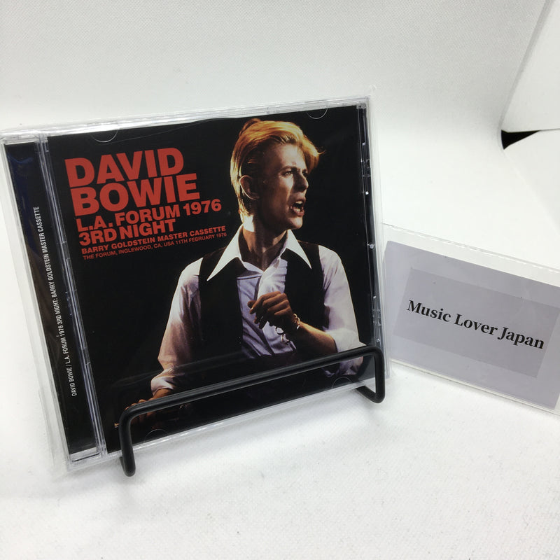 DAVID BOWIE / L.A. FORUM 1976 3RD NIGHT BARRY GOLDSTEIN MASTER CASSETTE (1CD)