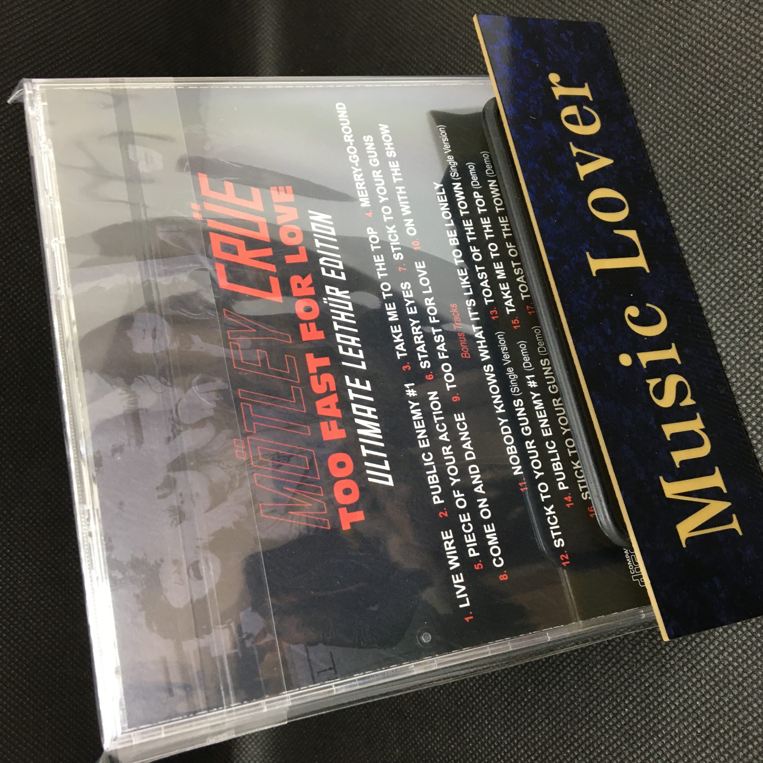 MÖTLEY CRÜE LEATHUR too fast for love Mötley Crüe – Too Fast For Love – CD (SRC Pressing, Album