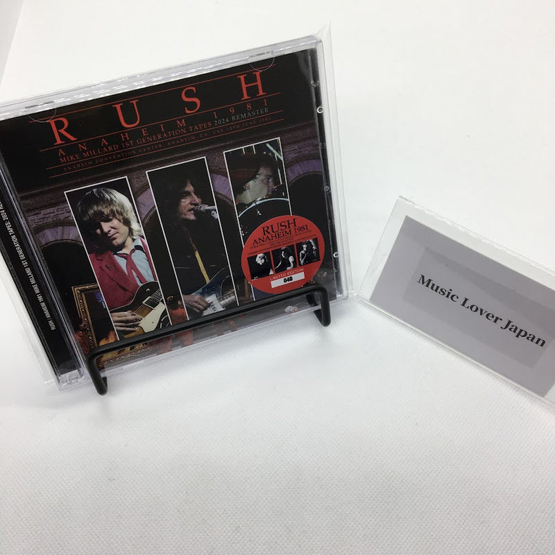 RUSH / ANAHEIM 1981 MIKE MILLARD 1ST GENERATION TAPES 2024 REMASTER (2CD)