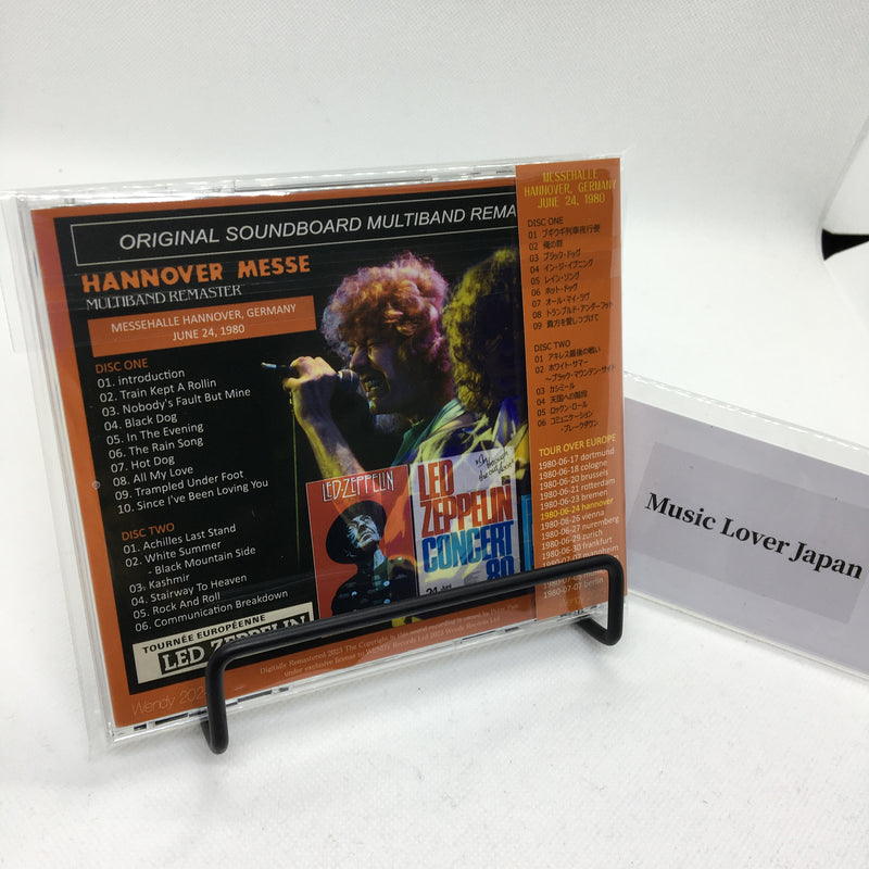 LED ZEPPELIN / 1980 HANNOVER MESSE MULTIBAND REMASTER (2CD) LED ZEPPELIN / 1980 HANNOVER MESSE MULTIBAND REMASTER (2CD)