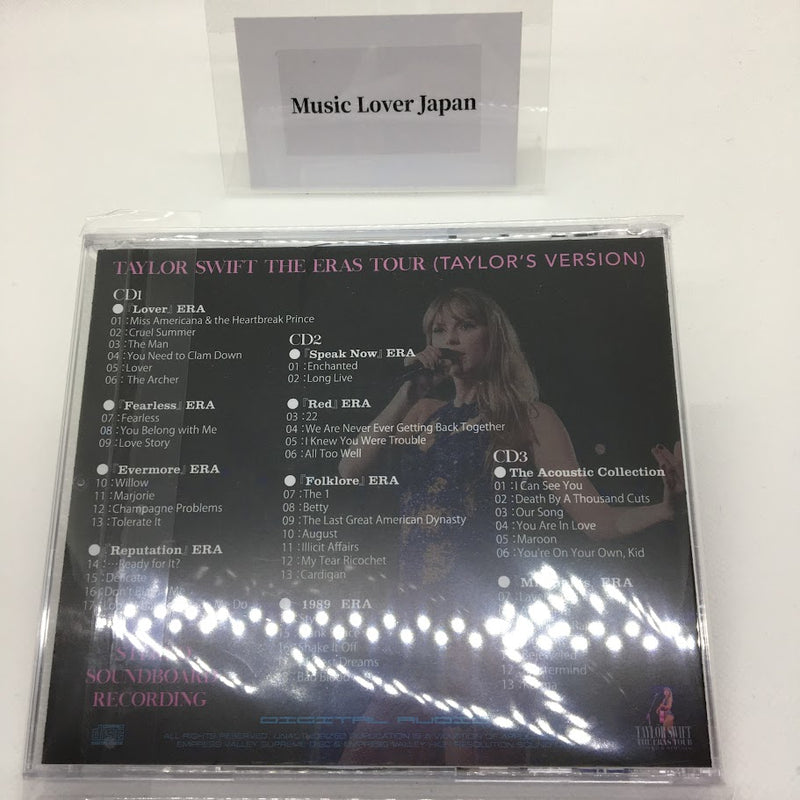 TAYLOR SWIFT / THE ERAS TOUR STEREO SOUNDBOARD (3CDR)