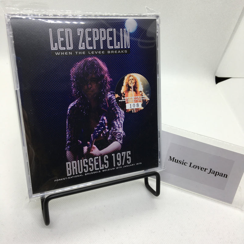 LED ZEPPELIN / WHEN THE LEVEE BREAKS BRUSSELS 1975 (4CD)