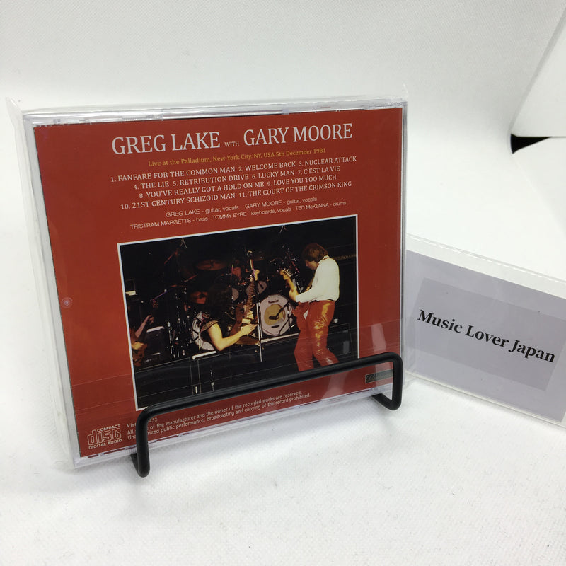 GREG LAKE with GARY MOORE COMPLETE PALLADIUM 1981 1CD