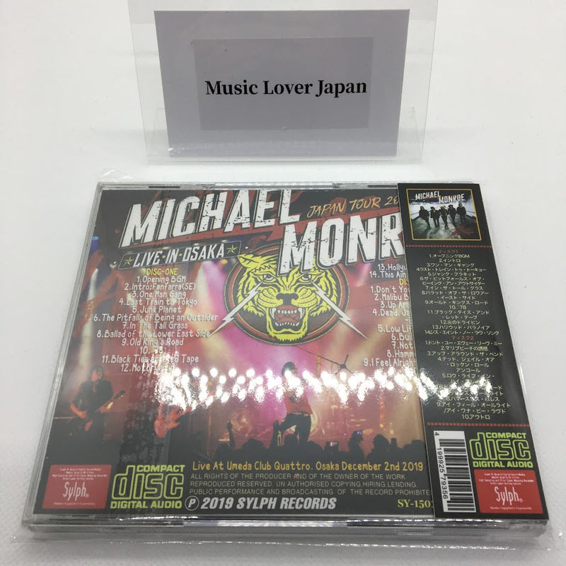 Michael Monroe One Man Gang Live In Osaka 2019 2CDR 24 Tracks