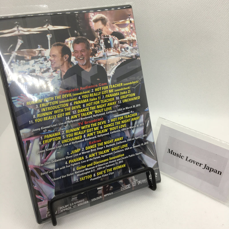 VAN HALEN / JIMMY KIMMEL LIVE! 2015 PRO SHOT (1DVDR)