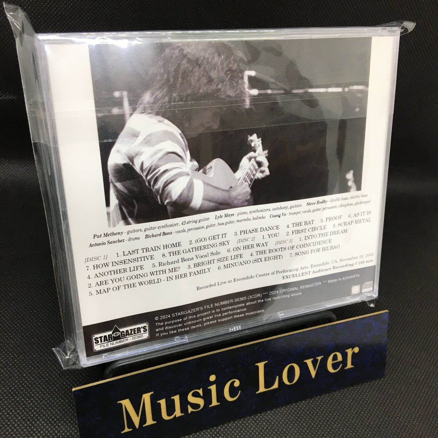 PAT METHENY GROUP / LIVE IN ESCONDIDO 021119 (3CDR)