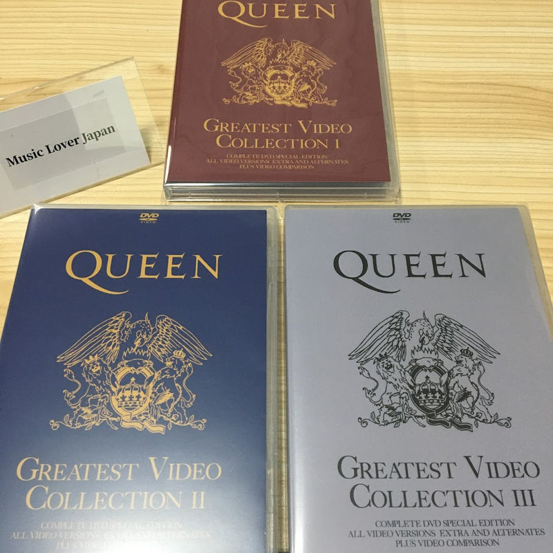 QUEEN GREATEST VIDEO COLLECTION Complete 1-3 6DVD Set Special Edition