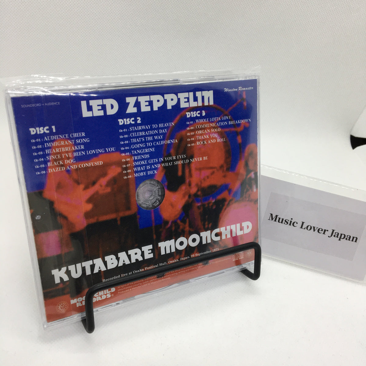 3CD！LED ZEPPELIN / KUTABARE MOONCHILD Led Zeppelin Kutabare Moonchild 3CD Moon Child Record