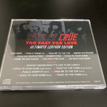 Load image into Gallery viewer, MOTLEY CRUE / TOO FAST FOR LOVE ULTIMATE LEATHR EDITION Soundboard (1CD)
