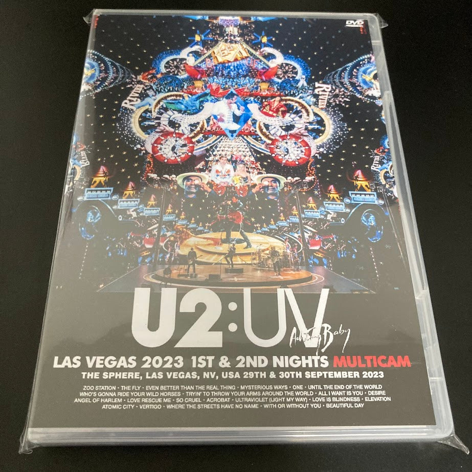 U2 / LAS VEGAS 2023 1ST & 2ND NIGHTS MULTICAM (2DVDR)