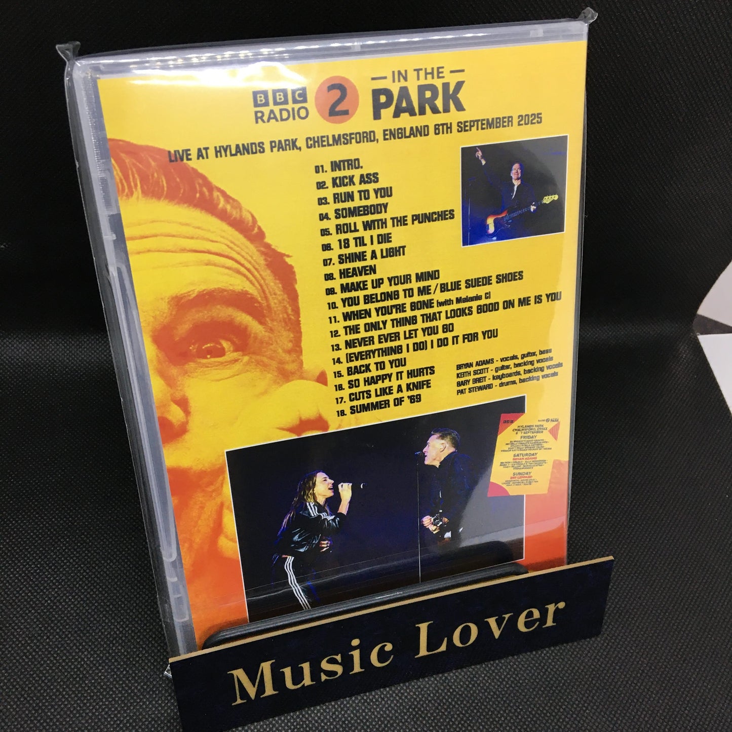 BRYAN ADAMS / RADIO 2 IN THE PARK 2025 PRO SHOT (1DVDR)