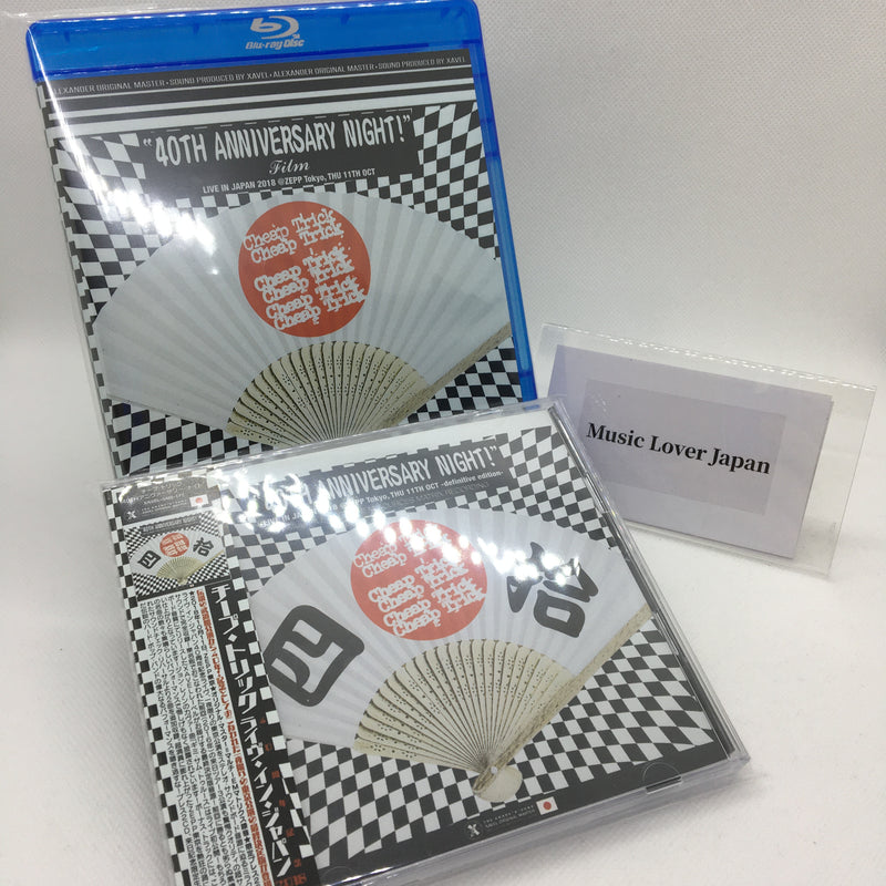 Cheap Trick 40th Anniversary Night Japan Limited Edition 2CD+1BDR+1DVDR IEM