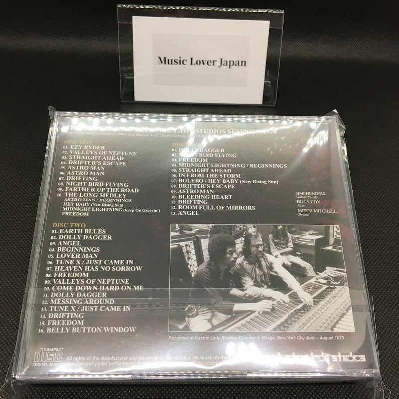 JIMI HENDRIX / THE UNRELEASED ELECTRIC LADY STUDIOS SESSIONS 1970 (3CD)