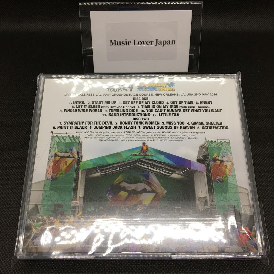 THE ROLLING STONES / NEW ORLEANS JAZZ & HERITAGE FESTIVAL 2024 (2CD)