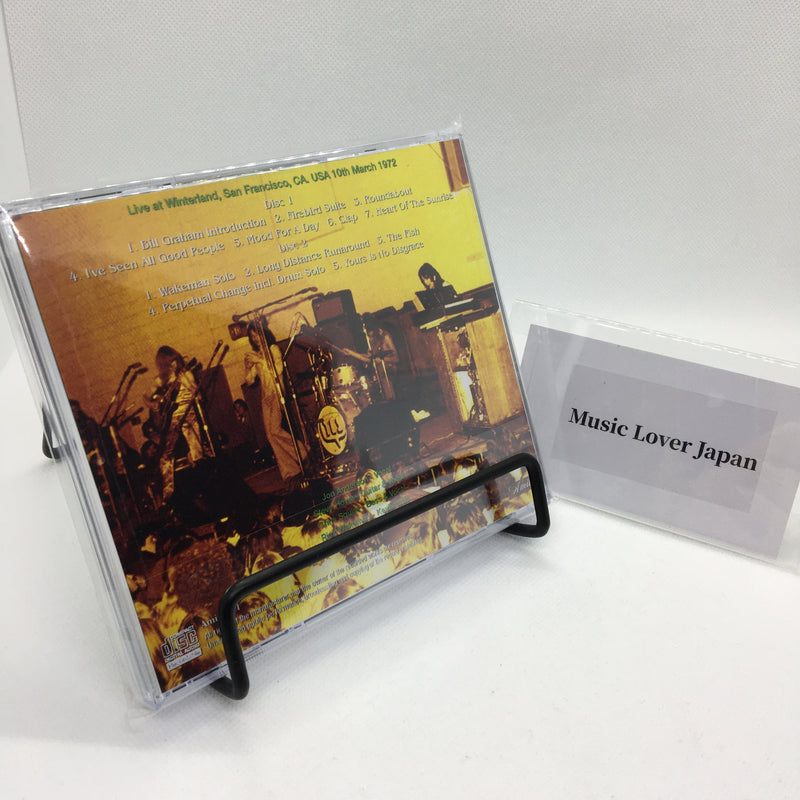 YES / WINTERLAND 1972 (2CDR)