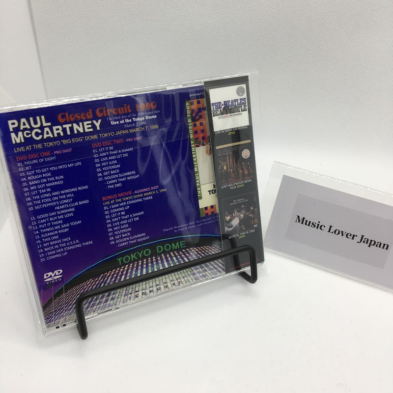 PAUL McCARTNEY / CLOSED CIRCUIT 1990 【2DVD】