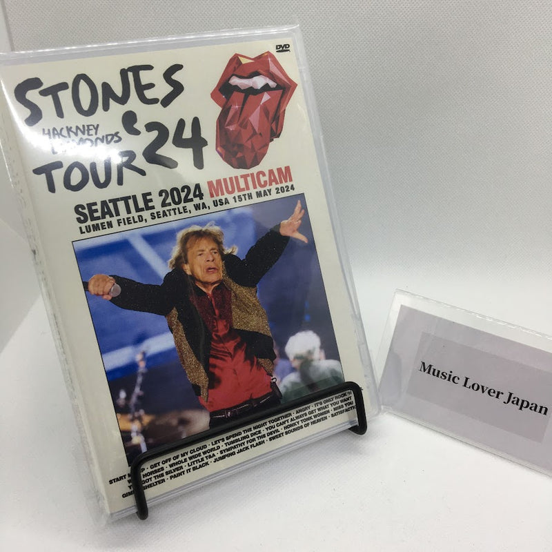 THE ROLLING STONES / SEATTLE 2024 MULTICAM (1DVDR)