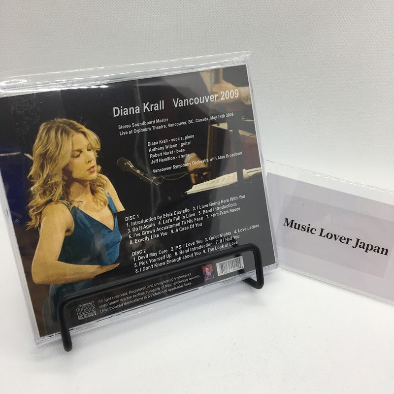 Diana Krall / Vancouver 2009 STEREO SOUNDBOARD (2CDR)