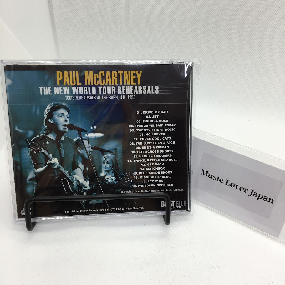 PAUL McCARTNEY / THE NEW WORLD TOUR REHEARSALS Soundboard (1CDR) – Music  Lover Japan