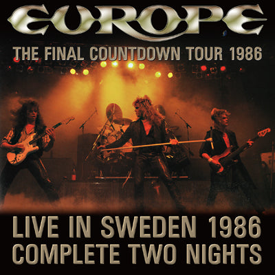 EUROPE / LIVE IN SWEDEN 1986 COMPLETE TWO NIGHTS (1CDR+1DVDR)