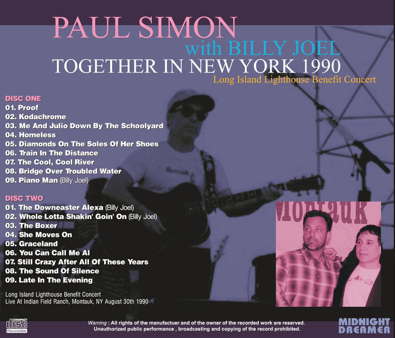PAUL SIMON / TOGETHER IN NEW YORK 1990 (2CDR)