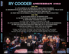 Load image into Gallery viewer, RY COODER / AMSTERDAM 1982 (2CDR)
