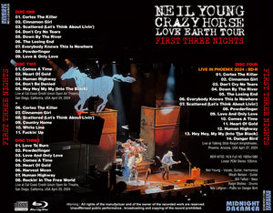 NEIL YOUNG & CRAZY HORSE / LOVE EARTH TOUR 2024 FIRST THREE NIGHTS (3CDR+1BDR)