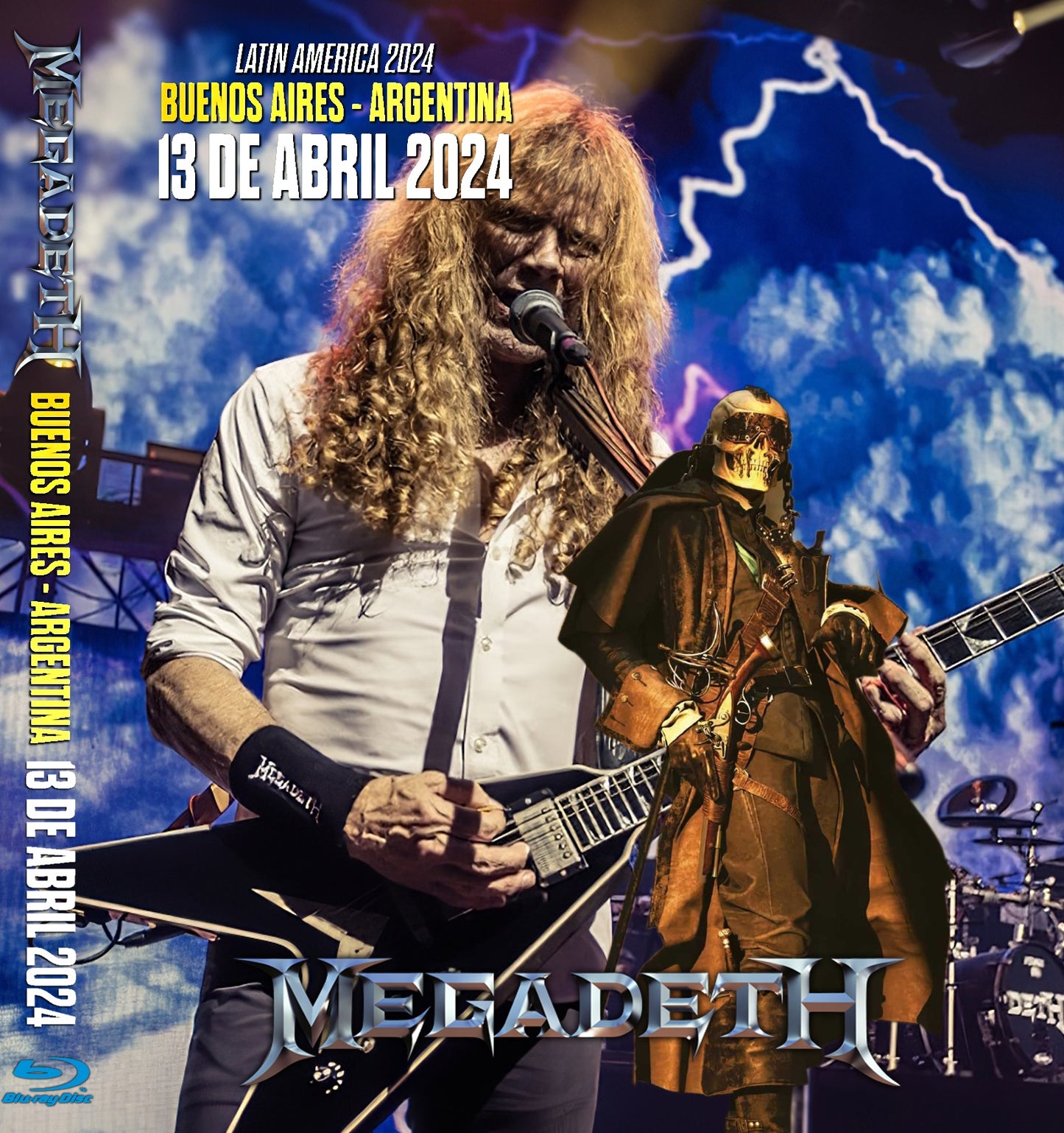 Megadeth / Crush the World South American Tour 2024 PRO SHOT (1BDR)