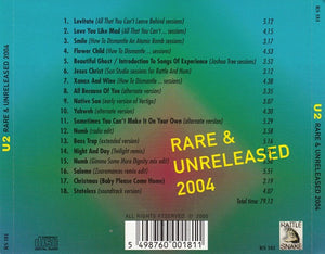 U2 / RARE & UNRELEASED 2004 (1CD)