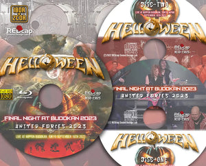 HELLOWEEN / Final Night At BUDOKAN 2023 Full HD Pro-Shot+Soundboard (1BDR+2CDR)