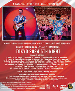 BRUNO MARS / TOKYO 2024 5TH NIGHT (1BDR+1DVDR＋2CDR)