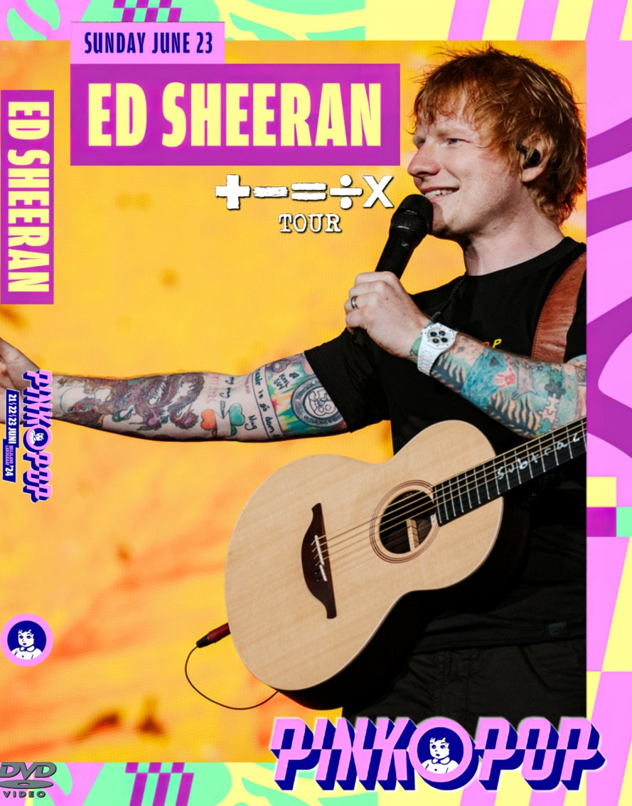 Ed Sheeran / +–=÷x Tour 2024 Pinkpop PRO SHOT (1DVDR)