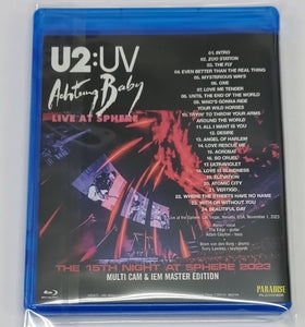 U2 / UV ACHTUNG BABY THE 15TH NIGHT AT SPHERE 2023 MULTI CAM & IEM MASTER EDITION FULL HD (1BDR)