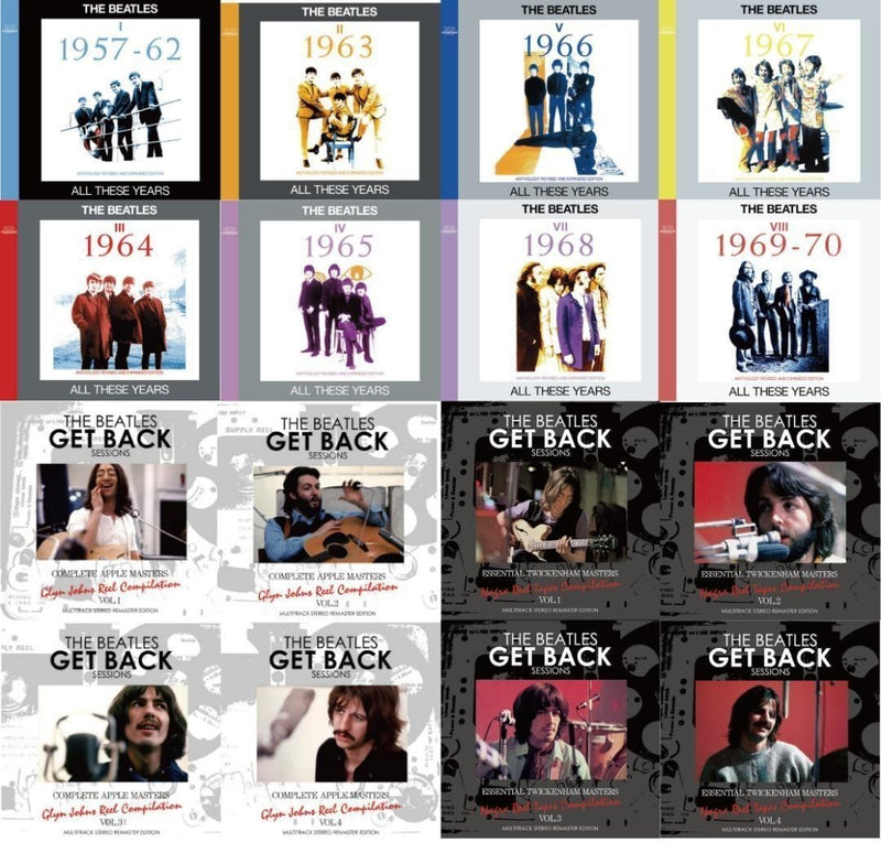 THE BEATLES / GET BACK SESSIONS TWICKENHAM & COMPLETE APPLE MASTERS ＆ ALL THESE YEARS ANTHOLOGY VOL1-8 16 Set (32CD Set)