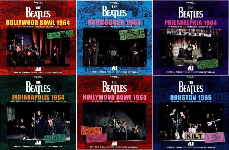 THE BEATLES / STEREO/MONO REMIX AND REMASTERS LIVE ANTHOLOGY AI - AUDIO COMPANION (8CDSet)