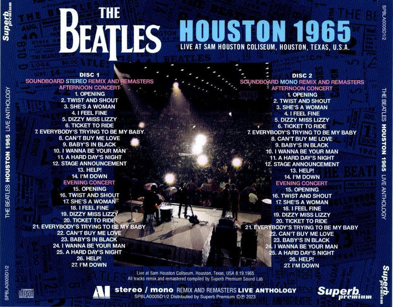 THE BEATLES / STEREO/MONO REMIX AND REMASTERS LIVE ANTHOLOGY AI - AUDIO COMPANION (8CDSet)