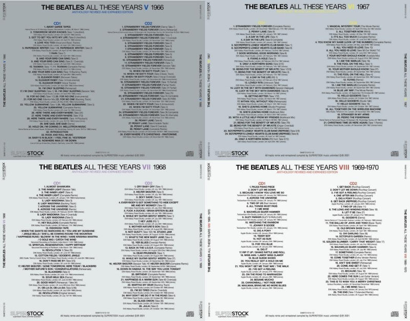 THE BEATLES / GET BACK SESSIONS TWICKENHAM & COMPLETE APPLE MASTERS ＆ ALL THESE YEARS ANTHOLOGY VOL1-8 16 Set (32CD Set)