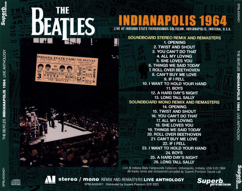 THE BEATLES / STEREO/MONO REMIX AND REMASTERS LIVE ANTHOLOGY AI - AUDIO COMPANION (8CDSet)