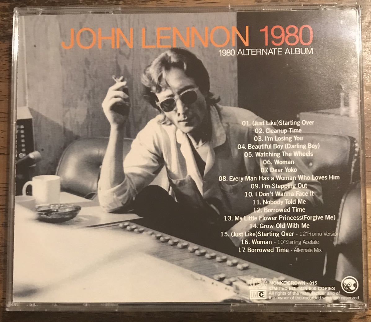 John Lennon 1980 Alternate Album CD 1 Disc 17 Tracks Monkey Crown – Music  Lover Japan