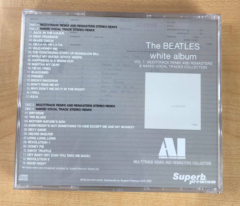 THE BEATLES / AI  AUDIO COMPANION WHITE ALBUM VOL.1&2 Set (8CD)