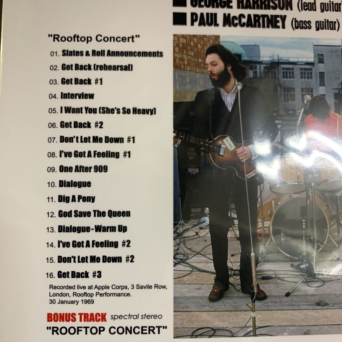 THE BEATLES / ROOFTOP CONCERT (1CD)