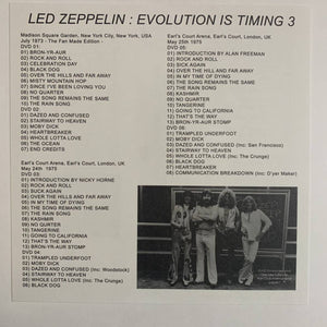 Led Zeppelin Evolution Is Timing 3 Empress Valley Box 12 DVD set