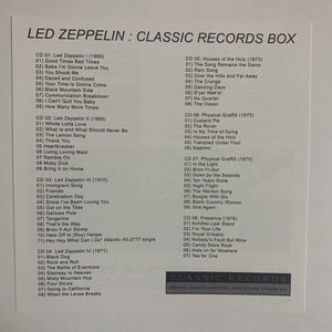 Led Zeppelin / Classic Records 45 RPM  One Side Pressing. (12CD) Empress Valley Box