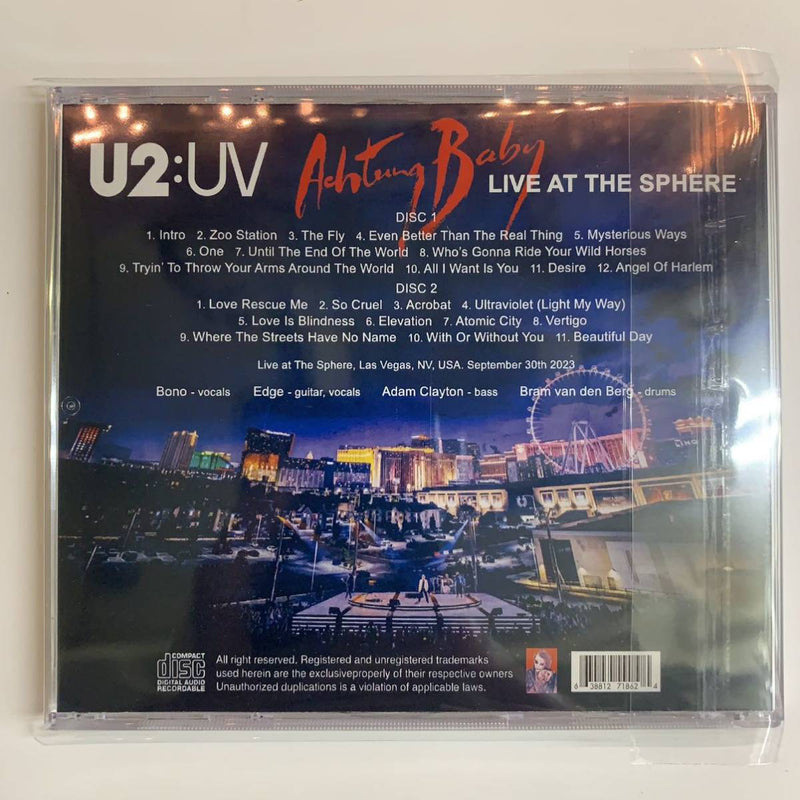 U2 / LIVE AT THE SPHERE 2023 (2CDR)