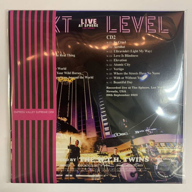 U2 / NEXT LEVEL Promo specifications with Sticker (2CD)